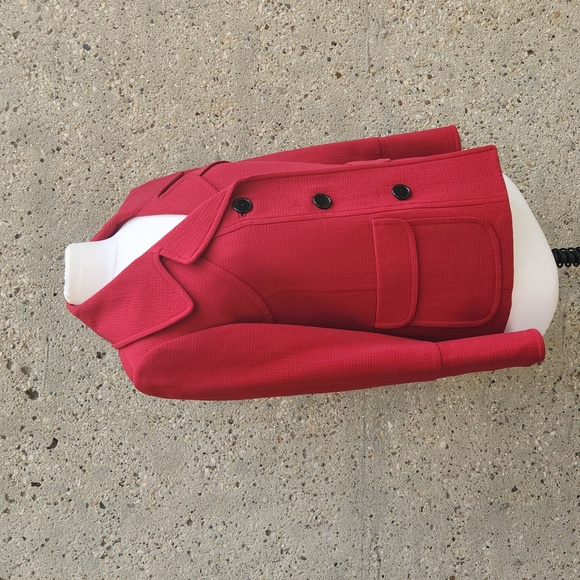 LIDA BADAY red wool jacket - Picture 4 of 13